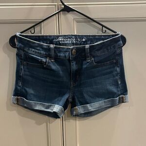 American Eagle Outfitters Dark Blue Jean Shorts